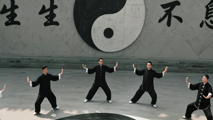 太极拳集体演练