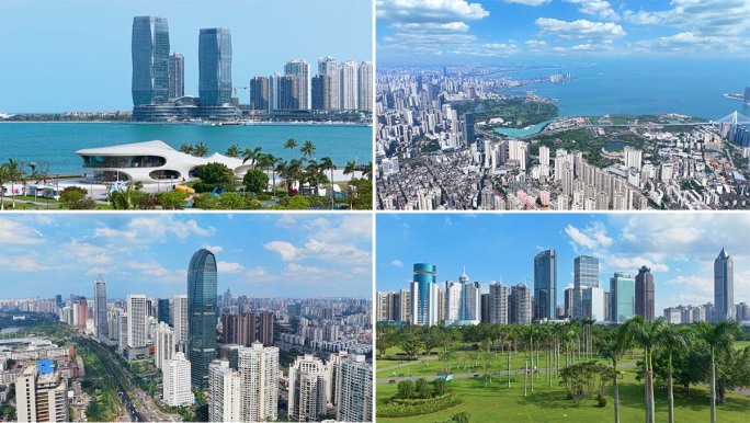 海口城市航拍