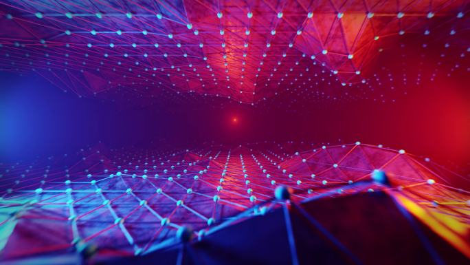 科技感网络空间穿梭