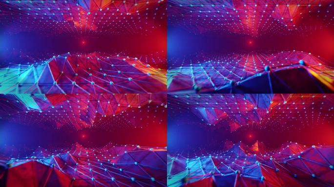 科技感网络空间穿梭