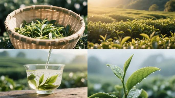清新茶园采摘与茶文化 茶园 茶农 传统