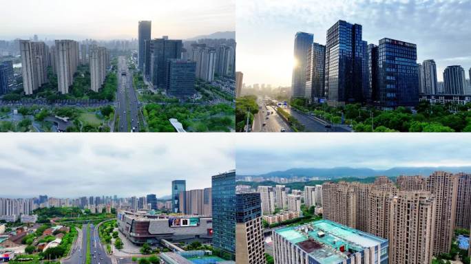 福州晋安东二环东泰禾广场航拍全景