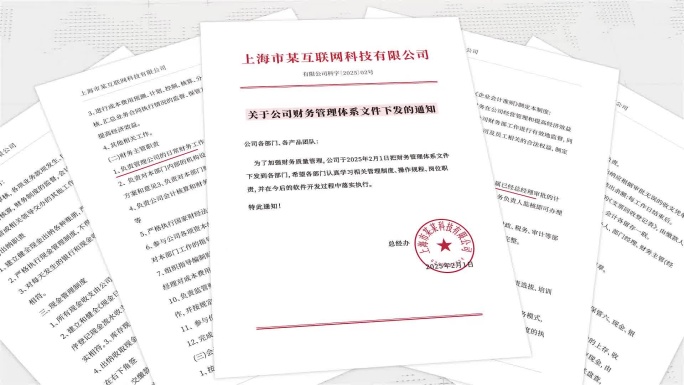 红头文件规章制度条例细则招标文件合同展示