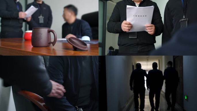 警示教育立案调查宣读立案调查决定留置决定