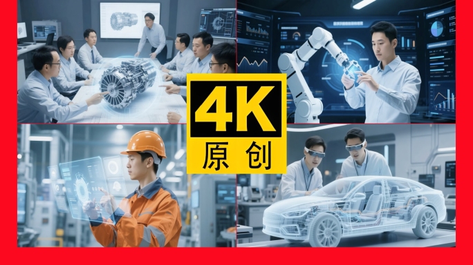 工程师研发设计实验室人工智能AI虚拟操控