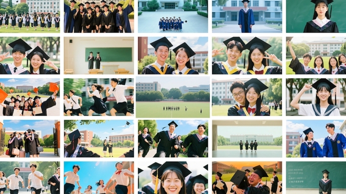 毕业季创意快剪片头