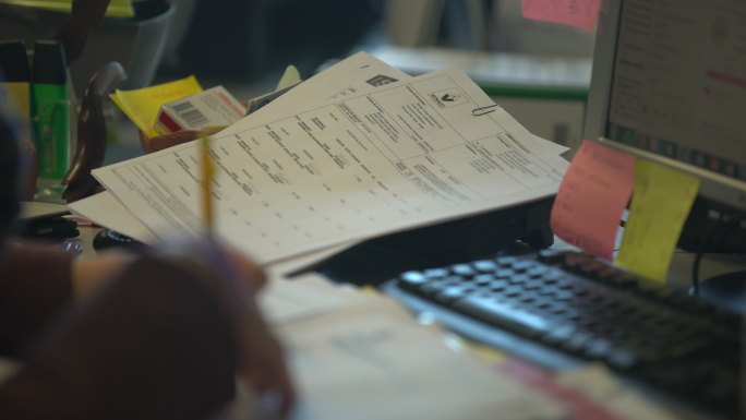 办公室职员工作场景