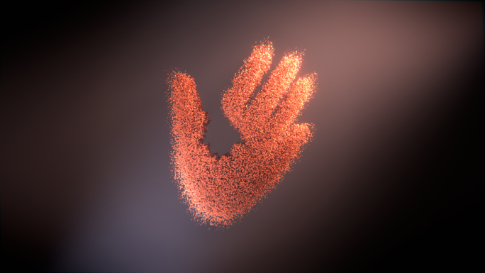 一键替换LOGO粒子汇聚