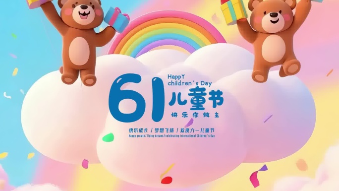 61儿童节卡通人物片头