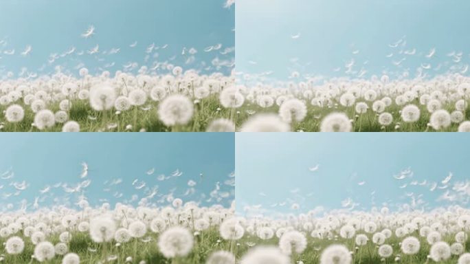 蒲公英的浪漫飞舞8k
