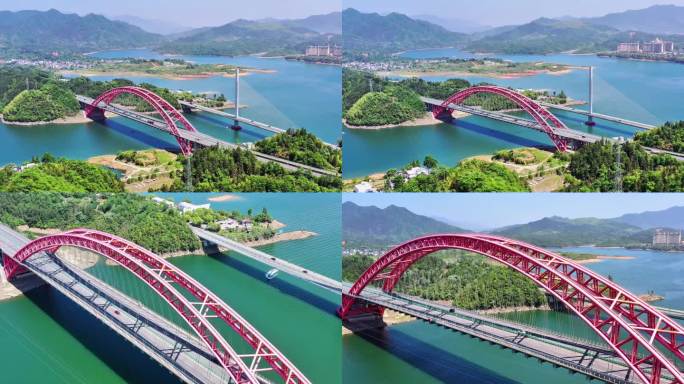 湖光山色间太平湖大桥