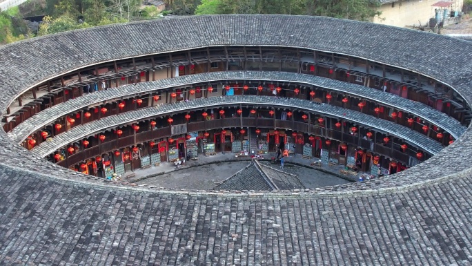 福建土楼 永定土楼 漳州土楼