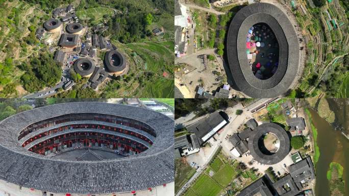 福建土楼 永定土楼 漳州土楼