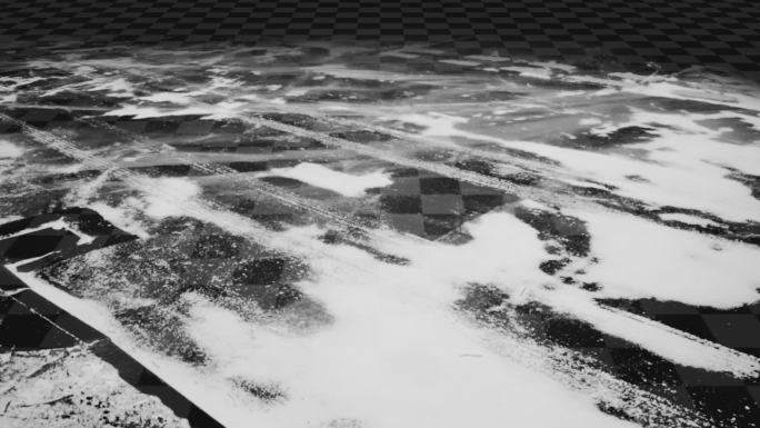 地面积雪风吹特效雪沙雪粒