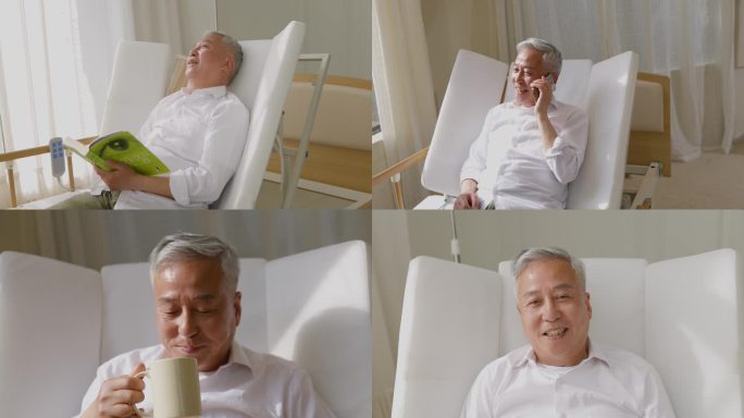 一个老人居家康复生活