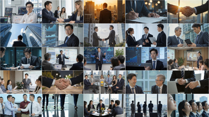 商务商业合作企业发展洽谈签约共创共赢未来