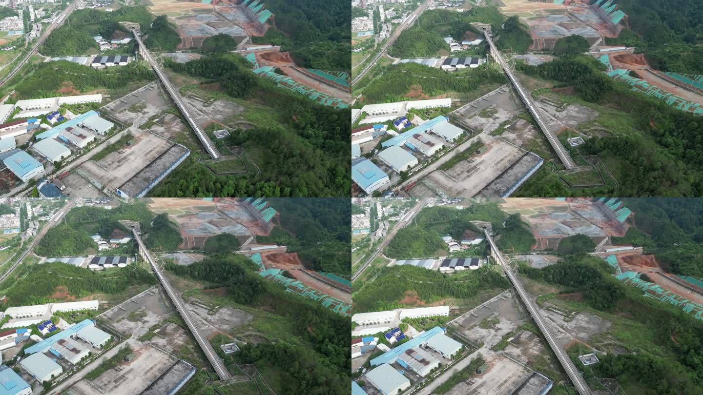 工业区与高架桥