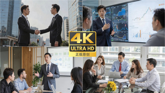 商务商业合作企业发展洽谈签约共创共赢未来