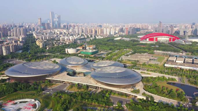 江苏大剧院 南京奥体中心 南京地标 城市