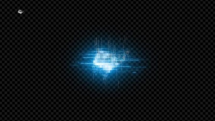 科技感转场遮罩特效