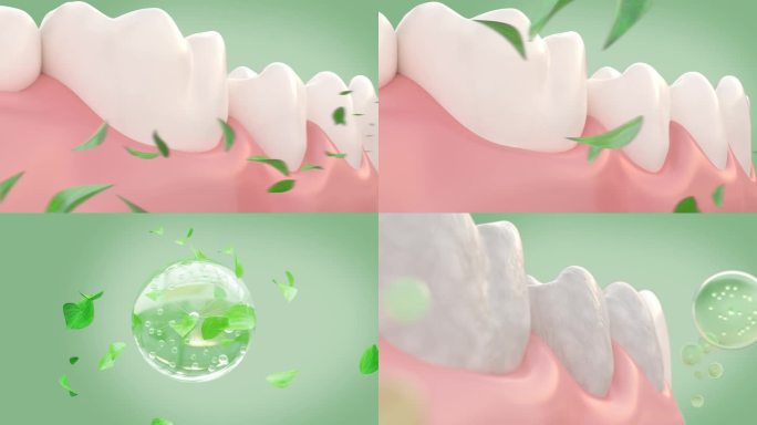 AE+3D植物精华清新口气漱口水牙膏美白