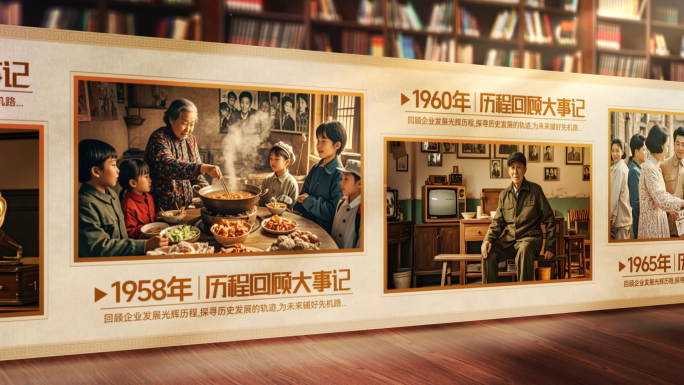 光影怀旧图文历程回顾大事记时间轴展示