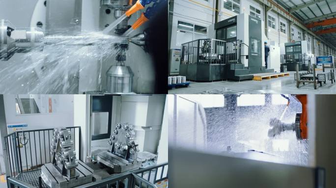 精密数控机床加工特写