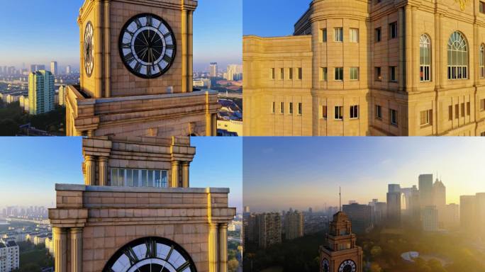 苏州地标建筑钟楼景观