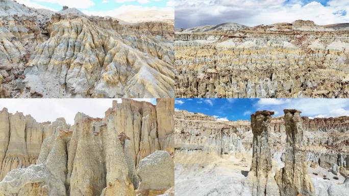 霞义沟雅丹地貌奇观