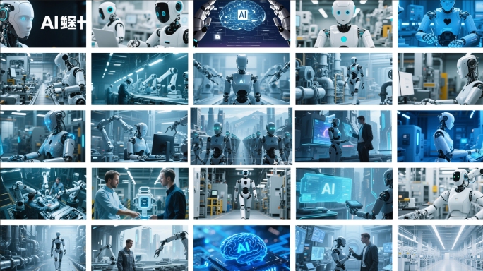 科技未来ai智能翻页快闪片头