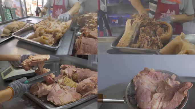 卤味熟食加工现场