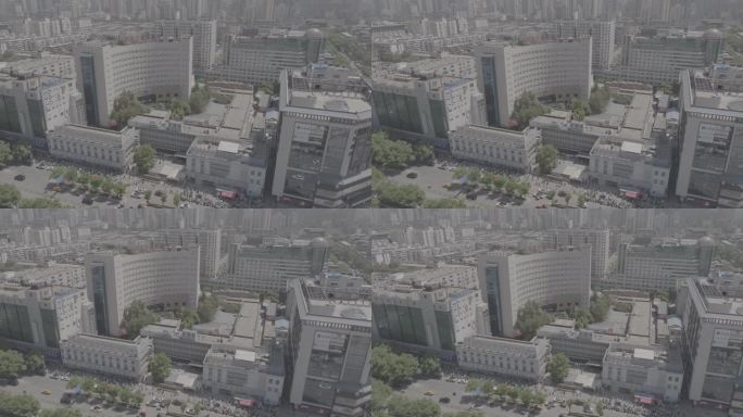 西安市第四医院航拍