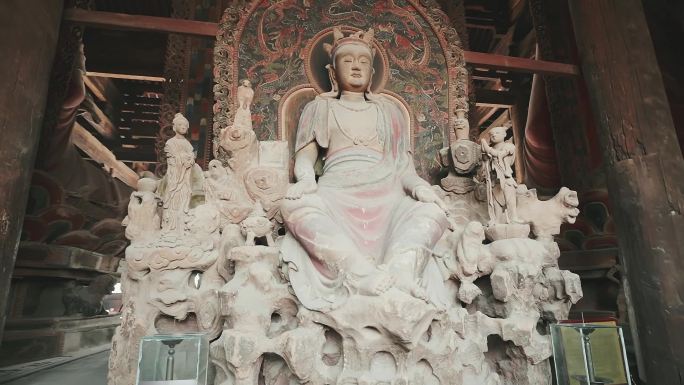 奉国寺男相倒坐观音