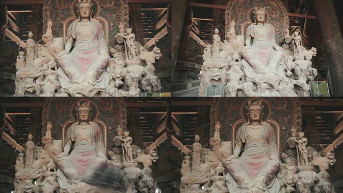奉国寺男相倒坐观音