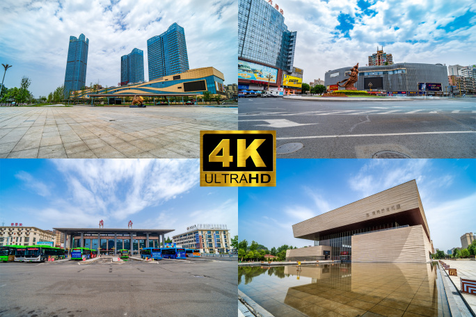 精选南充城市地标延时宣传片