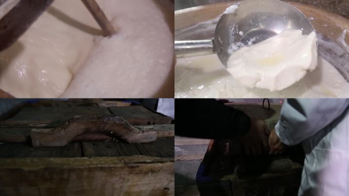 手工传统手艺豆腐制作