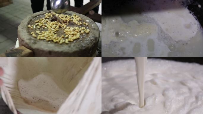 手工传统手艺豆浆制作