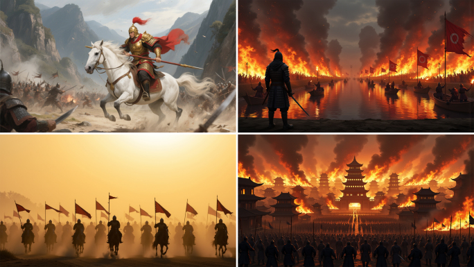 古代战争战场战火军队打仗