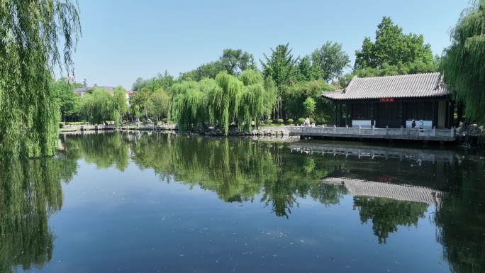 临沂王羲之故居古建筑风光