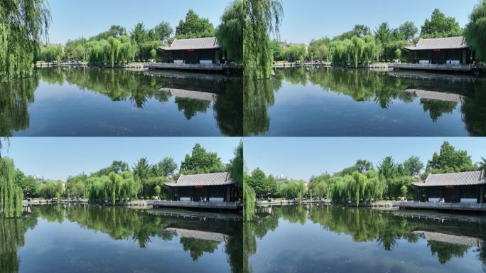 临沂王羲之故居古建筑风光