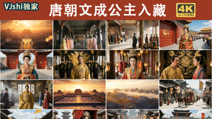 唐朝文成公主出嫁西藏