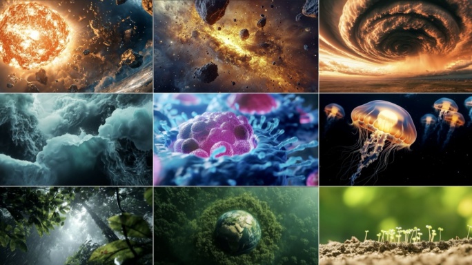 宇宙爆炸生命起源植物生长