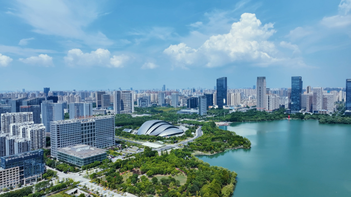 合肥城市航拍