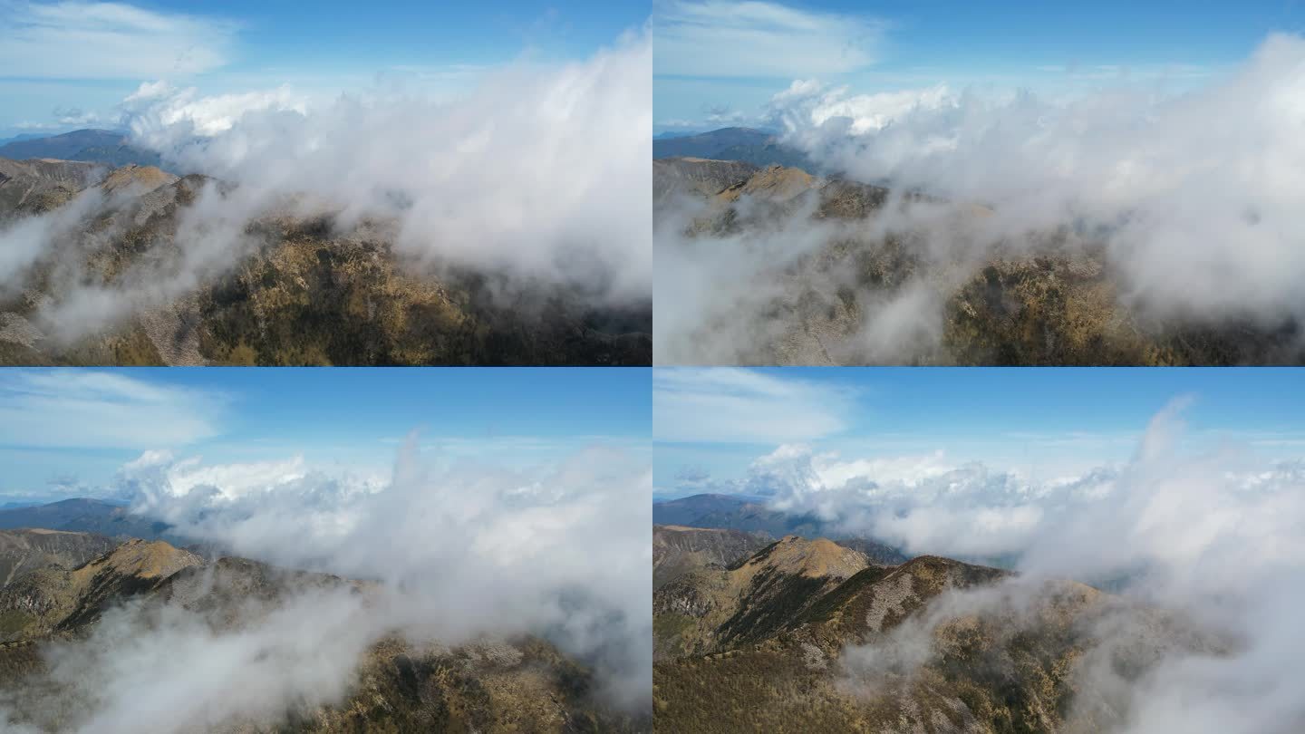 秦岭高海拔地区云海