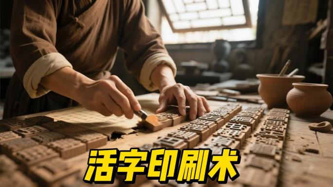 中国四大发明之活字印刷术