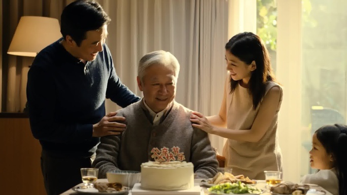 父爱陪伴幸福瞬间 父亲节快乐 亲情时光