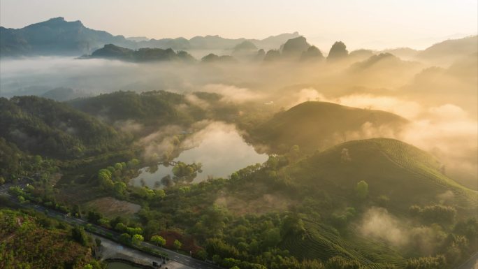 武夷山云雾日出延时