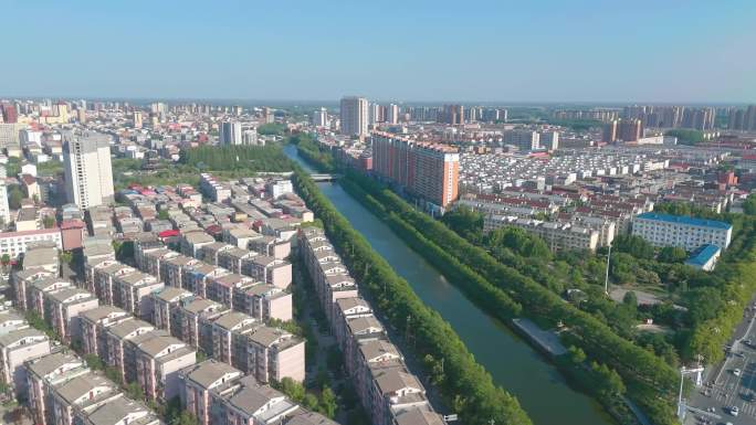 平舆县城市航拍