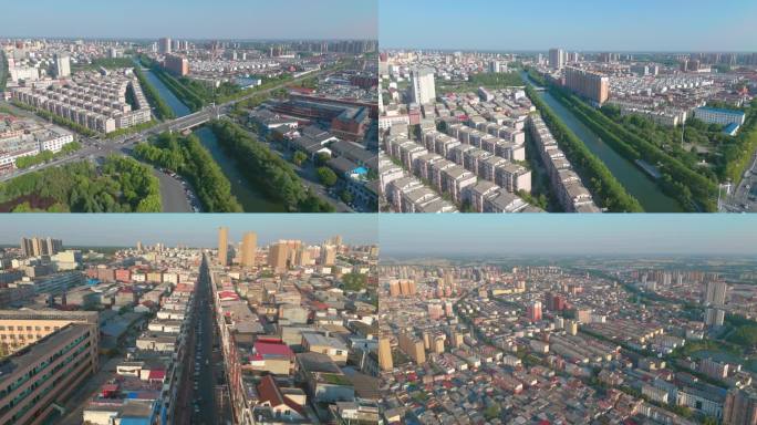 平舆县城市航拍