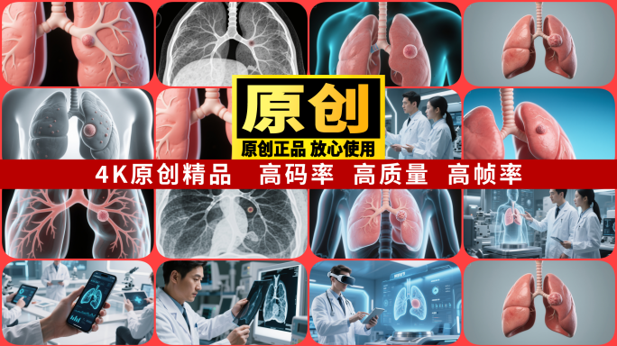 肺部肿瘤医学影像展示